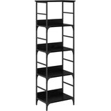  Polica Crni hrast 50 x 33 x 153 cm Konstruirano drvo | shoptok.hr