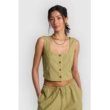 Billabong Another Wave Woven Tank Top cedar | shoptok.hr