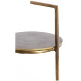 Light & Living Okrugao pomoćni stol s kamenom pločom stola ø 26 cm Leda – | shoptok.hr