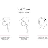 Notino Spa Collection Hair Towel brisača za lase | Shoptok.si