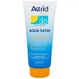 Astrid Sun Aqua Satin Moisturizing Milk vodoodporna zaščita pred soncem za telo 200 ml