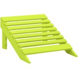 Vrtna stolica Adirondack od masivne jelovine s otomanom zelena | shoptok.hr