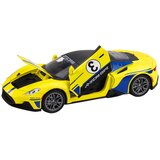  Metalni auto za igru sa zvučnim efektima 1:22 - žuti | Shoptok.si