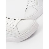 GOODIN White platform sneakers made of genuine leather | Shoptok.si