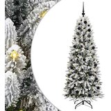  Umjetno božićno drvce Bijela 180 cm PVC, plastika, čelik i PE | shoptok.hr