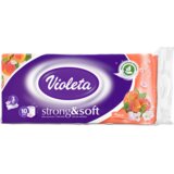 Violeta Toaletni papir 10/1 troslojni strong&soft breskva Cijene