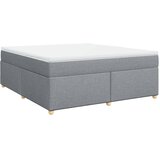  Krevet s oprugama i madracem svjetlosivi 180x200 cm od tkanine | shoptok.hr