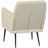  Fotelja krem 61 x 78 x 80 cm od umjetne kože | shoptok.hr