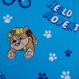 Jerry Fabrics Modra napenjalna enojna bombažna otroška rjuha 90x200 cm Paw Patrol – | Shoptok.si
