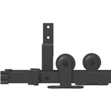 vidaXL Komplet opreme za drsna vrata 213,5 cm jeklo črne barve | Shoptok.si