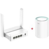 Cudy SET WR300 N300 Wi-Fi Router + M1300 1-pack AC1200 MESH | ePonuda.com