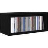  Stalak za CD-ove Crni hrast 40 x 17 x 17 cm Konstruirano drvo | shoptok.hr