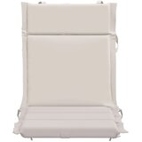  Jastučić za nisku stolicu GEMERT 4 kom. 100% poliester Bijela - Bijela (melange) 110 x 50 x 3 cm 4 | shoptok.hr
