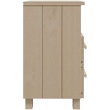 vidaXL Nočna omarica 2 kosa medeno rjava 40x35x62 cm trdna borovina | Shoptok.si