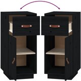  Komoda crna 34 x 40 x 75 cm od masivne borovine | shoptok.hr