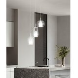  Ondaluce - Visilica na sajli THELMA 1xE27/15W/230V Ø 25 cm zlatna/prozirna | Eponuda.com
