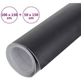  Folije za automobil 2 kom mat crne 100 x 150 cm + 50 x 150 cm | shoptok.hr