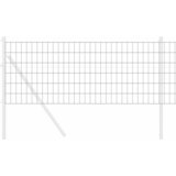 Euro ograda 0,8 x 25 m Željezo prekriveno PVC-om Siva | shoptok.hr