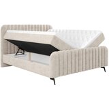 MID.YOU POSTELJA Z VZMETNICO 200 cm x 200 cm , les, tekstil, leseni material naravne barve | Shoptok.si