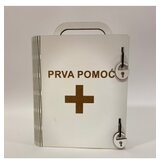  Kutija knjiga sa natpisom Prva pomoć Cene