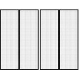 vidaXL Zavesa proti mrčesu 2 kosa z magnetnimi bloki črna 220x130 cm Cene