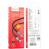 hoco. AUX kabel UPA26 iz Lightning na 3.5 mm (1m) črn | Shoptok.si