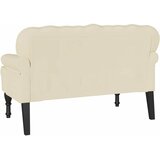  Chesterfield klupa Krema 119,5 x 64,5 x 75 cm Lažna koža | shoptok.hr