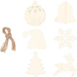 vidaXL Božično drevo med 30 LED Naravna 90 cm polno jesenovo drvo | Shoptok.si