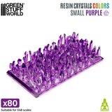 Green Stuff World Purple Resin Crystals Small | Ljubičasti smolasti kristali mali 6–10mm (80 kom) | Eponuda.com