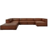 Windsor & Co Sofas Rjava usnjena kotna zofa v barvi konjaka (levi kot) Madame - Windsor & Co Sofas Cene