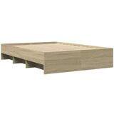 vidaXL Okvir kreveta boja hrasta sonome 120 x 200 cm konstruirano drvo | shoptok.hr