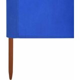  Vjetrobran sa 6 panela od tkanine 800 x 80 cm azurno plavi | shoptok.hr