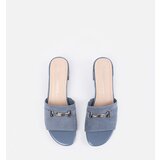Sergio Leone Blue Heeled Flip Flops | Shoptok.si