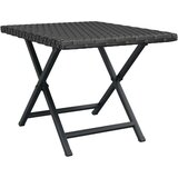  stol crni 45 x 35 x 32 cm od poliratana | shoptok.hr