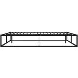  Za krevet crni metalni 160 x 200 cm | shoptok.hr