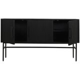 Light & Living Črna nizka komoda iz masivnega manga 150x80 cm Abage – | Shoptok.si