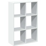 vidaXL Sobna pregrada / regal za knjige bijeli 69,5x29x103,5 cm drveni | shoptok.hr