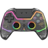 Fantech Bežični džojstik WGP14V2 NOVA PRO multiplatform RGB CLEAR, Crni Cene