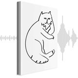  Slika - Cat Relaxing (1 Part) Vertical 60x90 Akustična | shoptok.hr