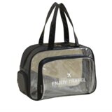 INF Vodoodporna toaletna torba s predalom za čevlje - telovadna in potovalna torba Black, (21698472) | Shoptok.si