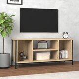 vidaXL TV ormarić boja hrasta 102x35x45 cm od konstruiranog drva Cijene