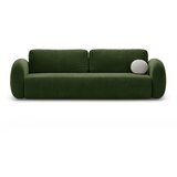 Cosmopolitan Design Zelena žametna raztegljiva/s prostorom za shranjevanje sedežna garnitura 262 cm Tonale – | Shoptok.si
