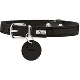 Hunter ogrlica za pse Aalborg XS/S 37 cm, koža crna | shoptok.hr