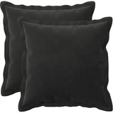  Presvlaka za jastuk 2 pcs HOUTEN Crna 50 x 50 cm Baršun | shoptok.hr