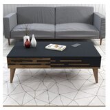 Hanah home set za dnevnu sobu valensiya walnut anthracite | ePonuda.com