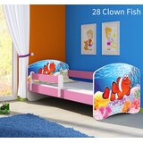  Dječji krevet ACMA s motivom, bočna roza 160x80 cm 28 Clown Fish | shoptok.hr
