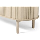 Unique Furniture Komoda u dekoru hrasta s kliznim vratima u prirodnoj boji 140x76x45 cm Meta – | shoptok.hr
