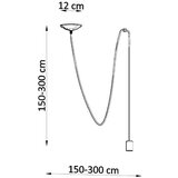  Visilica EDISON 1 crna | shoptok.hr