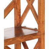 vidaXL police za knjige 60x30x160 cm masivno bagremovo drvo i šišam | shoptok.hr