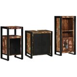  Set namještaja za kupaonicu 3 pcs Čvrsto drvo iz reciklaže | Eponuda.com